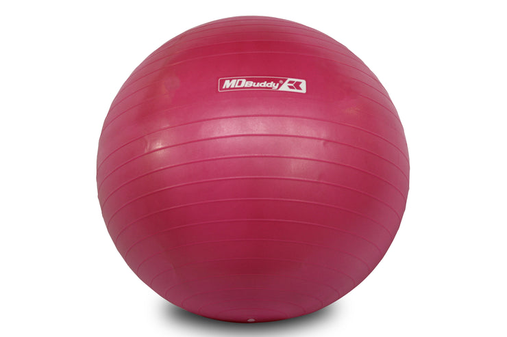 MD Buddy Anti-burst Stability Exercise Ball (55 cm pink)