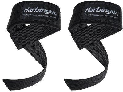360 Athletics Harbinger Big Grip Padded Lifting Strap- Black