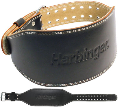360 Athletics Harbinger 6" Padded Leather Belt