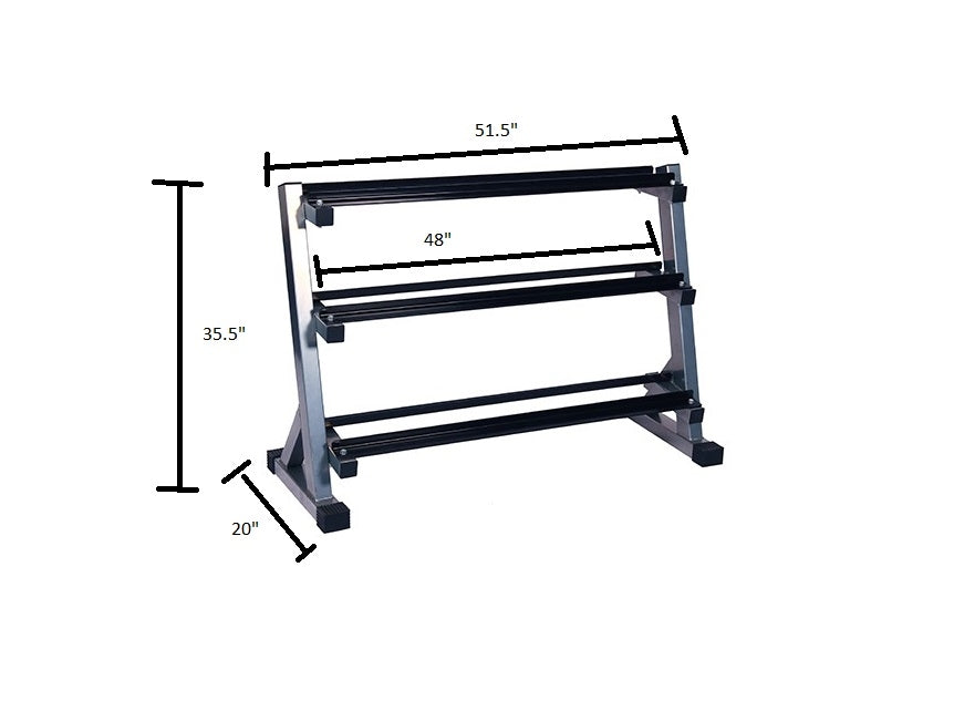 Cap 3 tier dumbbell rack online