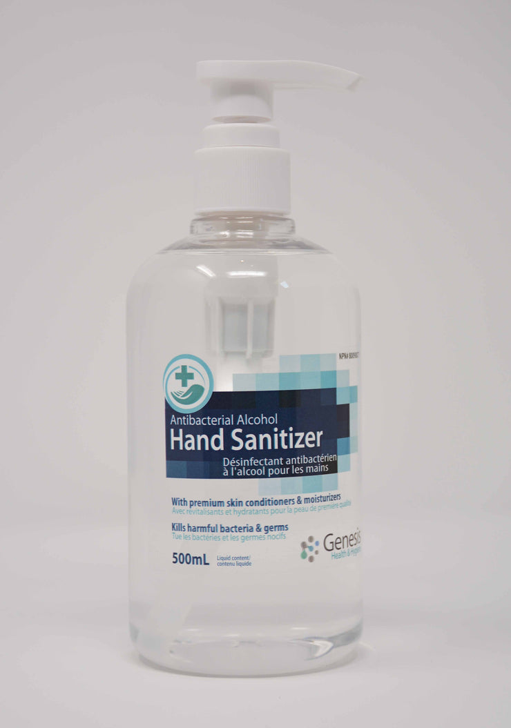 Genesis Health Antibacterial Alcohol Hand Sanitizer 500mL