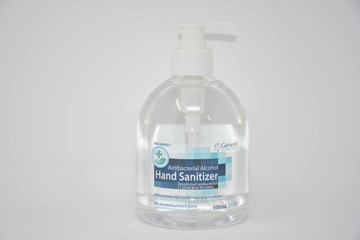 Genesis Health Antibacterial Alcohol Hand Sanitizer 500mL