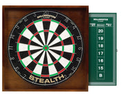 Escalade Sports Bullshooter Stealth Dart Cabinet Set