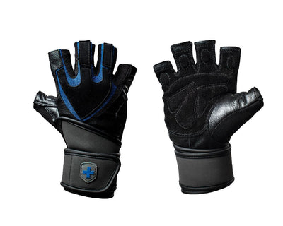 360 Athletics Harbinger WristWrap Gloves- Large- Black