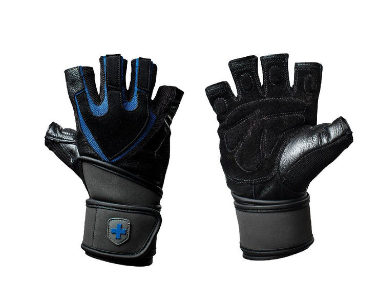 360 Athletics Harbinger WristWrap Gloves- Large- Black